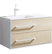 Тумба под умывальник AQUATON Майами 920х540х450 мм подвесная левая Mai.01.09/L