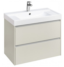 Тумба под раковину Roca Ona 800 мм 2 ящика слоновая кость ZRU9307862