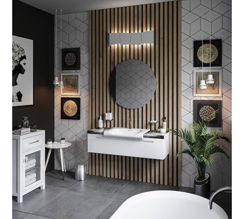 Раковина Kerasan Inka Project 60x40 см 1 отв. белый 341101