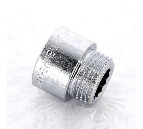 Удлинитель хромированный Tiemme 1/2 x 15 мм НВ 1500069