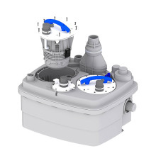 Канализационная насосная станция SFA Sanicubic 2 Pro NM 2х1500 Вт 220 В R4STDIP68NM