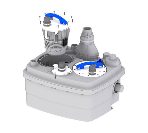 Канализационная насосная станция SFA Sanicubic 2 Pro NM 2х1500 Вт 220 В R4STDIP68NM
