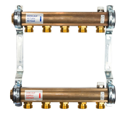 Коллекторная группа Watts Profil HKV/A 05 контуров 1 x 3/4 Евроконус 10004544