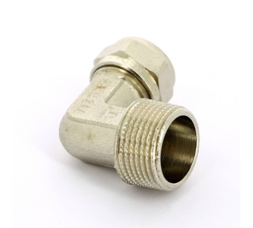 Угол обжимной никелированный Tiemme 16х3/4 наружная резьба 1600066