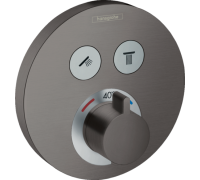 Термостат hansgrohe ShowerSelect S для 2 потребителей внешняя часть 15743340