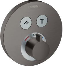 Термостат hansgrohe ShowerSelect S для 2 потребителей внешняя часть 15743340