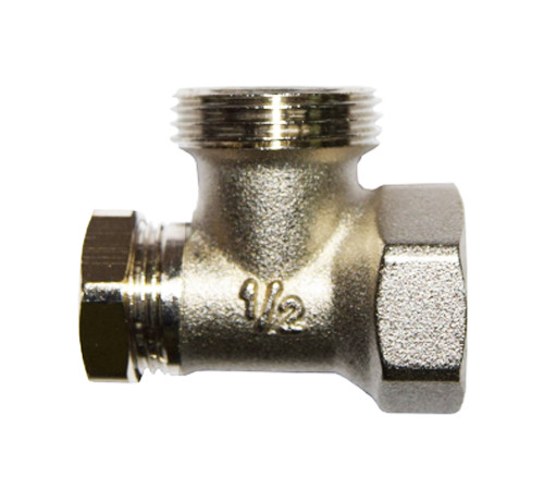 Клапан запорный SR Rubinetterie угловой 1/2x3/4 без хвостовика M513-1500N000