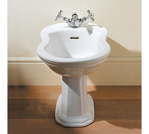 Биде напольное Devon&Devon Oxford 54х33 см белый IBBID1FOXF