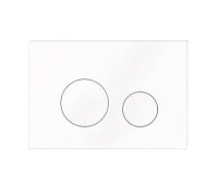 Клавиша смыва Elsen E11 220х150 мм белый E11white