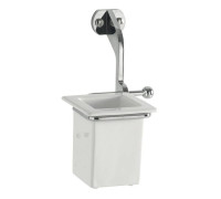 Стакан для зубных щеток подвесной Kerasan хром 741090