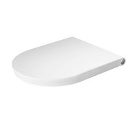 Сиденье с крышкой для унитаза Duravit White Tulip SoftClose петли хром белый 0027090000