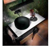 Раковина-чаша Kerasan Nolita 40х15 см без отверстия черный матовый 534431