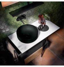 Раковина-чаша Kerasan Nolita 40х15 см без отверстия черный матовый 534431