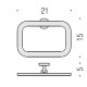 Полотенцедержатель кольцо Colombo Design Nordic 21 см хром B5231.CR