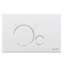 Клавиша смыва Duravit DuraSystem Beta 120 пластик белый WD5010011000/WF5120011010