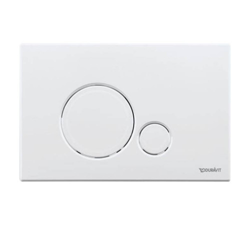 Клавиша смыва Duravit DuraSystem Beta 120 пластик белый WD5010011000/WF5120011010