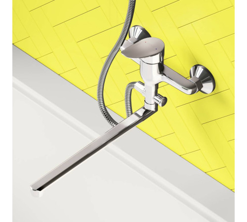 Смеситель для ванны и душа AM.PM Norma с душевым гарнитуром D1095000