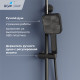 Душевая система RGW SP-34B черный 51140134-04