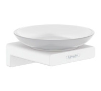 Мыльница Hansgrohe AddStoris матовый белый 41746700
