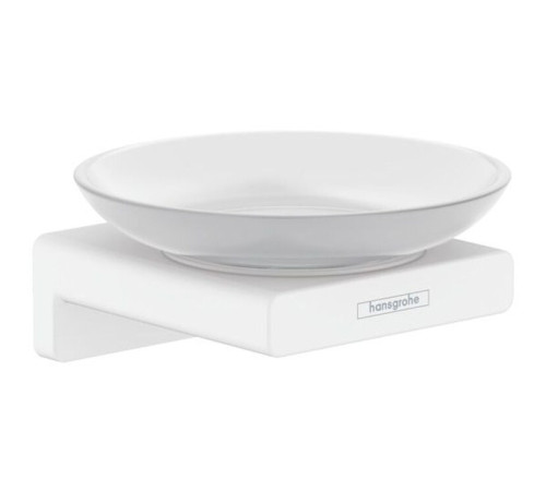 Мыльница Hansgrohe AddStoris матовый белый 41746700