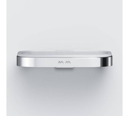 Мыльница стеклянная с держателем AM.PM Func настенная хром A8F34200