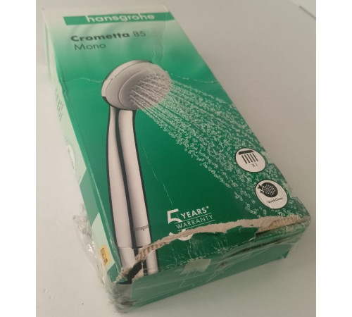 Ручной душ Hansgrohe Crometta Mono 85 1 режим 28585000