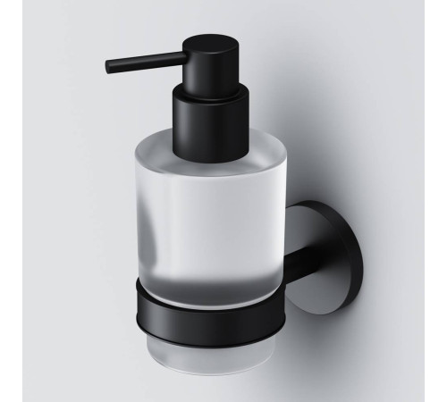 Диспенсер для жидкого мыла AM.PM X-Joy настенный черный стеклянный A85A36922