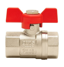 Кран шаровой латунный Smart Install 1 ВР/ВР бабочка 57113S