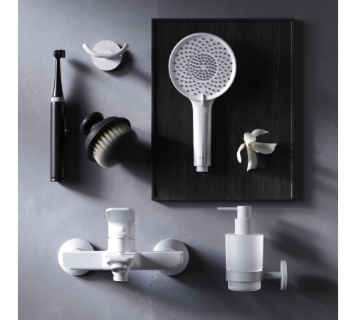 Смеситель для ванны и душа AM.PM X-Joy матовая сталь F85A10033