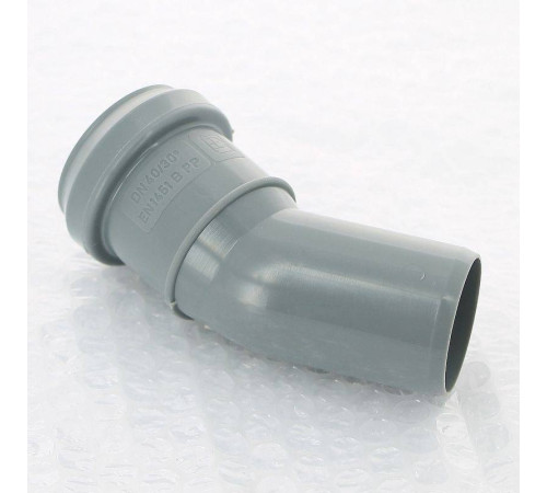 Отвод канализационный Sinikon Certus 40 мм 30° 504015CR