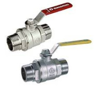 Кран шаровой Giacomini R253 1 1/4 Н-Н хромированный с рычажной рукояткой R253LX006