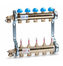 Коллекторная группа WATTS HKV/T (TYP 513) латунная с расходомерами 2 контура 10004194
