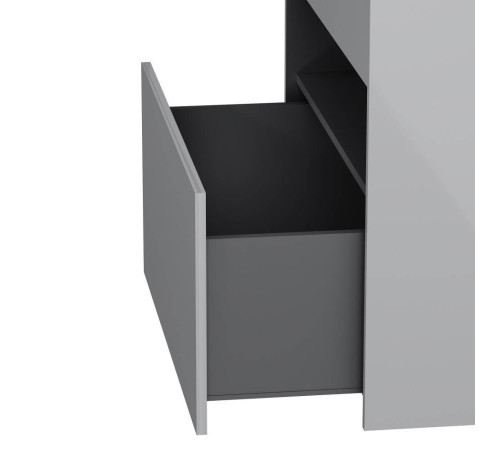 База под раковину AM.PM Func 80 см с нишей и 1 ящиком белый глянец M8FFUX0801WG