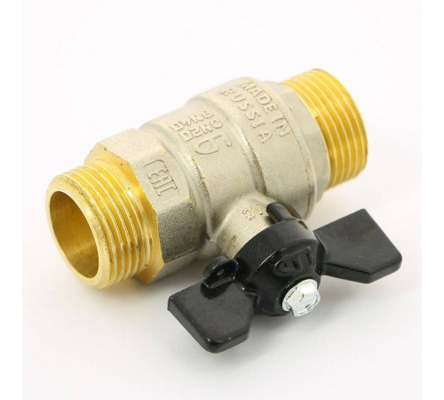 Кран шаровой LD Pride НН 3/4 полнопроходной с ручкой-бабочкой 47.304.20