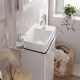 Смеситель для раковины Hansgrohe Tecturis S на 1 отверстие без донного клапана хром 73311000