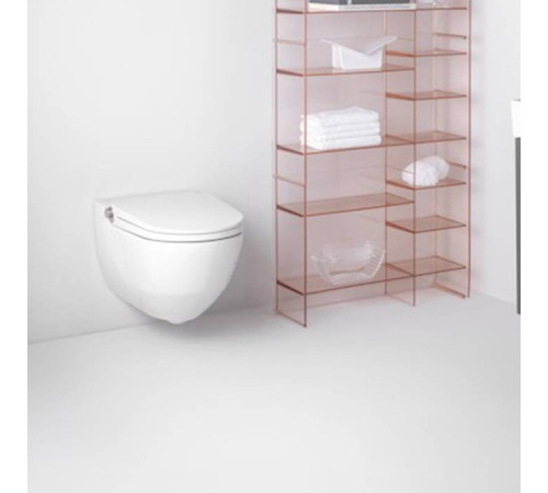 Унитаз-биде подвесной Laufen Cleanet Navia безободковый с сиденьем микролифт белый 8.2060.1.400.000.1