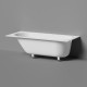 Ванна встраиваемая Salini Lofo 179х79.1х61 см Solid Surface белый матовый UM12322