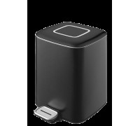 Ведро мусорное напольное Boheme Q квадратное черный 10948-B