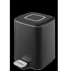 Ведро мусорное напольное Boheme Q квадратное черный 10948-B