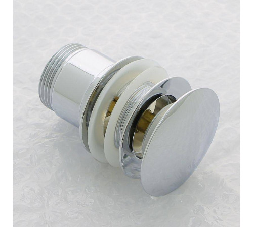 Выпуск AlcaPlast 1 1/4 Click-Clack с переливом большая пробка хром A390