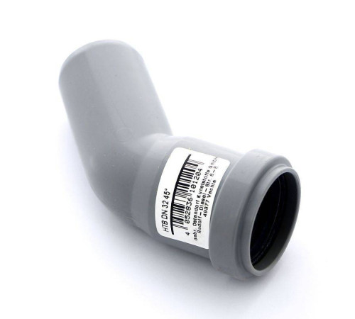 Отвод канализационный Ostendorf HT 32х45° 110120