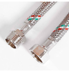 Гибкая подводка для воды Uni-Fitt 1/2 НВ 80 см 501S2008