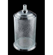 Ведро мусорное напольное Boheme Murano Cristal хром 10914-CRST-CH