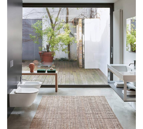 Унитаз подвесной Catalano Zero 55x35 см безободковый с сиденьем 0111550001