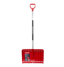 Скрепер для снега Fachmann 55 см с алюминиевым черенком бордовый 05.003