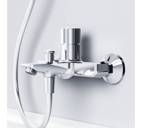 Смеситель для ванны и душа AM.PM X-Joy TouchReel нажимной F85A10500