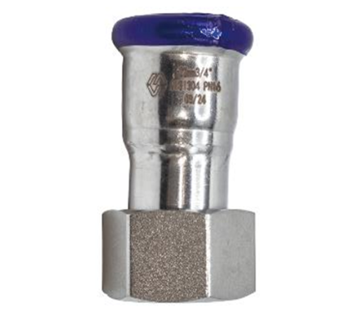 Муфта Högert Technik 18х1/2 НГ нержавеющая сталь SS5250504