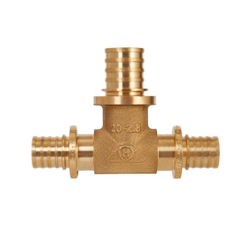 Тройник переходной Hoobs 16x2.2-20x2.8-16x2.2 мм HB-PEXTA-162016