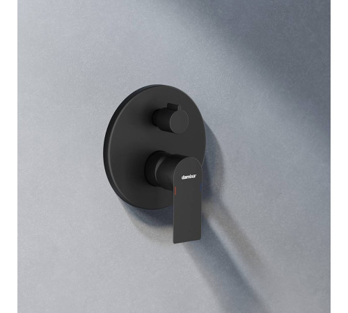 Душевая система встраиваемая AM.PM Apollo со смесителем и изливом черный матовый 947510300