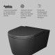 Унитаз подвесной AM.PM Func FlashClean с сиденьем микролифт матовый C8F1701MBSC